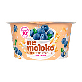 Йогурт овсяный Nemoloko черника, 130г