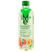 Напиток безалкогольный среднегазированный обогащенный GreenMe Plus Immunity Protect max, 470мл