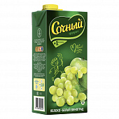 Нектар Сочный фрукт Яблоко-белый виноград, 1,95л