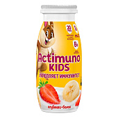 Напиток кисломолочный Actimuno клубника банан 1,5%, 95г