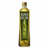 Масло подсолнечное Almador рафинированное с добавлением оливкового масла, 790мл