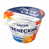 Йогурт Danone Греческий кленовый сироп-амарант 3,4%, 230г