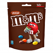 Драже M&M’s с молочным шоколадом, 145г