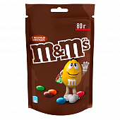 Драже M&M’s с молочным шоколадом, 80г
