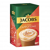 Напиток кофейный растворимый Jacobs Cappuccino, 10x18,7г