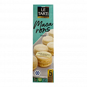 Пирожное миндальное Le Tarti Macarons кокос замороженное, 60г