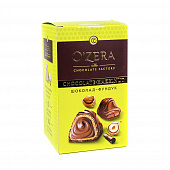 Конфета вафельная O`zera с ореховой начинкой в молочном шоколаде, 150г