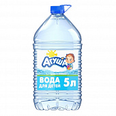 Вода питьевая для детского питания Агуша негазированная, 5л