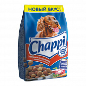 Корм сухой Chappi для собак Сытный мясной обед с говядиной, 600г
