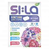Пластинки для стирки Si:la Eco цветочный букет, 30 шт