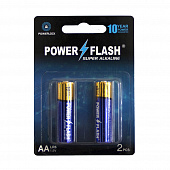 Батарейки Power Flash Super Alkaline АА, 2шт