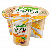 Сыр мягкий Bonfesto Ricotta наполнитель манго маракуйя 50%, 125г