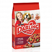 Корм сухой Darling для собак мясо овощи, 2,5кг