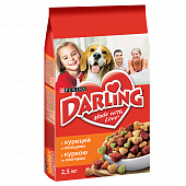 Корм сухой Darling для собак курица овощи, 2,5кг