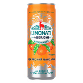 Напиток безалкогольный газированный Limonati by Borjomi со вкусом Мандарина, 330мл