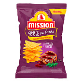 Чипсы кукурузные Mission со вкусом барбекю, 220г