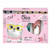 Набор подарочный Olea Hand Care Cats крем для рук комплексный, увлажняющий, питательный,  3 х 30мл