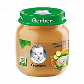 Пюре для детского питания Gerber Овощной салатик, 130г