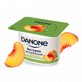 Йогурт Danone с персиком 2,9%, 110г