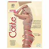 Колготки женские Conte Elegant Active Soft 40 den р-р 3 bronz