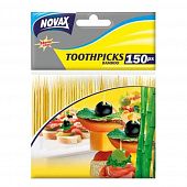 Зубочистки Novax бамбуков, 150шт