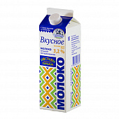 Молоко Вкусное Поставы Городок 3,2%, 1л