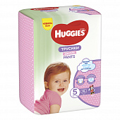 Подгузники-трусики Huggies Ultra Comfort Small Girl 5 размер 13-17 кг, 15шт