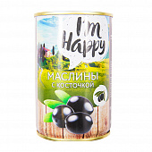 Маслины I'm Happy с косточкой ж/б, 300г
