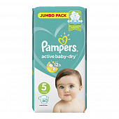 Подгузники Pampers Active Baby-Dry Junior 11-16кг, 60шт
