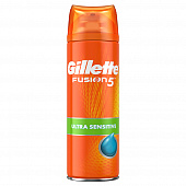 Гель для бритья Gillette Fusion Hydra Gel Sensitive Skin, 200мл