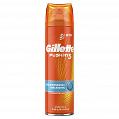 Гель для бритья Gillette Fusion Moisturizing увлажняющий, 200мл