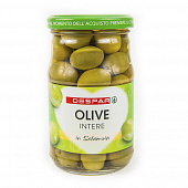 Оливки зеленые Despar с косточкой, 180г