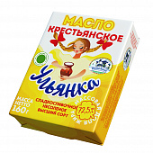 Масло сладкосливочн Ульянка Крестьянское несол жир 72,5%, 160г
