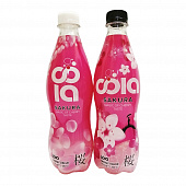 Напиток безалкогольный Holiday Party Cola Sakura сильногазированный, 0,5л