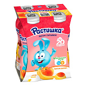 Йогурт для детского питания питьевой Растишка персик-банан 1,6%, 4х90г