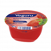 Желе из молочной сыворотки Yoguru с ароматом клубники, 150г