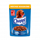 Корм консервы Chappi для взрослых собак Мясное изобилие, 85г