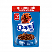 Корм консервы Chappi для взрослых собак c Говядиной по домашнему, 85г