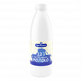 Молоко питьевое пастеризованное Здравушка 3,2%, 0,93л