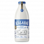 Молоко пастеризованное Асаблiвае А2 питьевое 3,6%, 0,75л