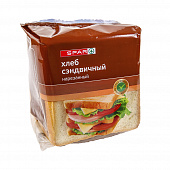 Хлеб для тостов Алми Сэндвичный высший сорт консервированный спиртом нарезанный, 300г