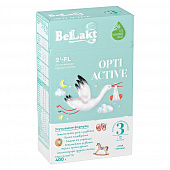 Напиток для детского питания Bellakt Opti Active 3 сухой молочный с 12 месяцев, 400г