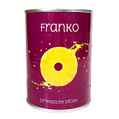 Ананасы консервированные в сиропе Franko кольца, 565г