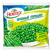 Зеленый горошек Hortex быстрозамороженный, 400г