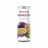 Напиток безалкогольный газирован с содержанием сока Spar со вкусом маракуйя низкокалорийный, 0,33л