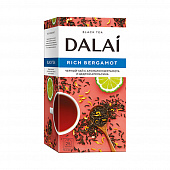 Чай черный Dalai с ароматом бергамота и цедрой апельсина, 25х1,8г