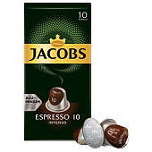 Кофе жареный молотый в капсулах Jacobs Espresso Intenso, 52г