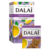 Напиток чайн Dalai Good night с мятой ромашкой мелиссой цедрой лимона, 25х1,5г