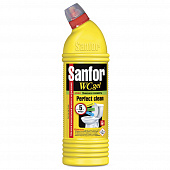 Средство для дезинфекции и чистки Sanfor лимонная свежесть, 750г