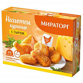 Наггетсы Мираторг куриные с сыром, 300г